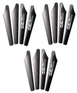 Shcong SYMA S032 S032G S32(2.4G) RC helicopter accessories list spare parts main blades (2x upper + 2x lower) 3sets