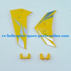 Shcong SYMA S033 S033G S33(2.4G) RC helicopter accessories list spare parts tail decorative set (Yellow)