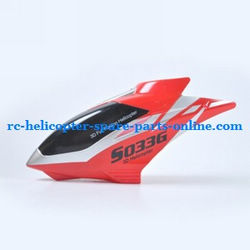 Shcong SYMA S033 S033G S33(2.4G) RC helicopter accessories list spare parts Head cover (Red)