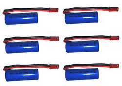 Shcong Syma S37 RC Helicopter accessories list spare parts 3.7V 1100mAh battery 6pcs