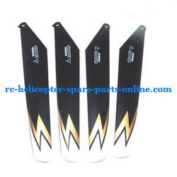 Shcong Subotech S902 S903 RC helicopter accessories list spare parts main blades (Silver)
