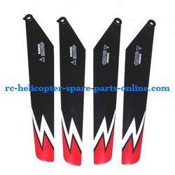 Shcong Subotech S902 S903 RC helicopter accessories list spare parts main blades (Red)