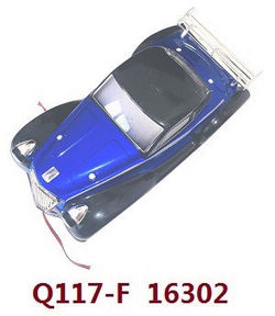 JJRC Q117-E Q117-F Q117-G SCY-16301 SCY-16302 SCY-16303 vehicle shell module (For Q117-F 16302) 6251 Blue