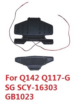 JJRC Q142 SG 16303 GB1023 Q117-E Q117-F Q117-G SCY-16301 SCY-16302 SCY-16303 front and rear bumper module with LED (For Q142 Q117-G SCY-16303)