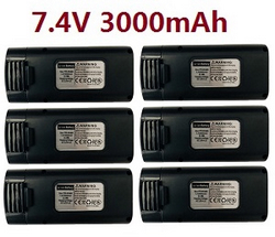 ZLL SG107 Pro 7.4V 3000mAh battery 6pcs