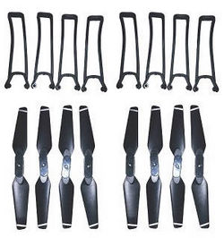 Shcong ZLRC ZLL SG107 RC drone quadcopter accessories list spare parts 2*protection frame set + 2*main blades