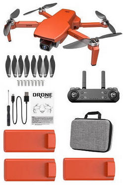 Shcong SG108 L108 SG108-S drone with portable bag and 3 battery, RTF Orange