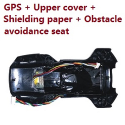 ZLL SG108 Max Black upper cover + GPS + shielding paper + obstacle avoidance assembly
