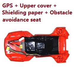 ZLL SG108 Max Orange upper cover + GPS + shielding paper + obstacle avoidance assembly