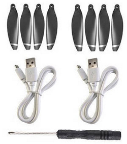 ZLL SG108 Max main blades + 2* USB charger wire + screwdriver set