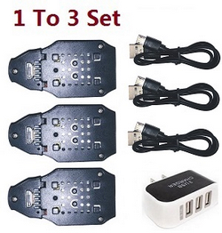 ZLL SG300 SG300-S M1 SG300S 3 USB charger adapter with 3*USB charger wire + 3*battery set