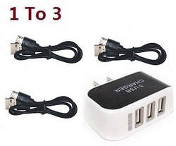 ZLL SG300 SG300-S M1 SG300S 3 USB charger adapter with 3*USB charger wire set