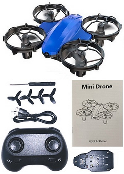 Hot Deal ZLL SG300-S M1 Mini Led Drone with 1 battery RTF Blue