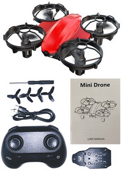 Hot Deal ZLL SG300-S M1 Mini Led Drone with 1 battery RTF Red