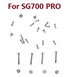 Shcong ZLL SG700 Max SG700 Pro RC drone quadcopter accessories list spare parts screws set (For SG700 PRO)