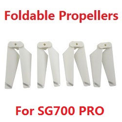 Shcong ZLL SG700 Max SG700 Pro RC drone quadcopter spare parts main blades foldable propellers upgrade White (For SG700 PRO)