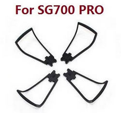 Shcong ZLL SG700 Max SG700 Pro RC drone quadcopter accessories list spare parts protection frame set (For SG700 PRO) - Click Image to Close