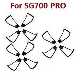 Shcong ZLL SG700 Max SG700 Pro RC drone quadcopter accessories list spare parts protection frame set 3sets (For SG700 PRO) - Click Image to Close