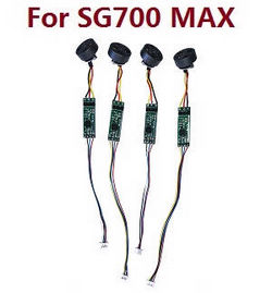Shcong ZLL SG700 Max SG700 Pro RC drone quadcopter accessories list spare parts brushless motors with ESC board 4pcs (For SG700 MAX)