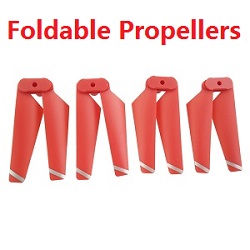Shcong SG700-G RC drone quadcopter accessories list spare parts foldable main blades propellers upgrade Red
