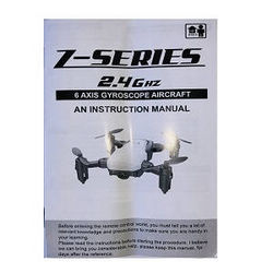 Shcong SG800 RC mini drone quadcopter accessories list spare parts English manual instruction book