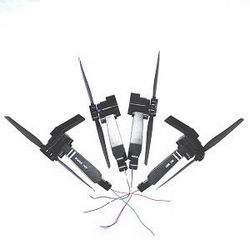 Shcong ZLRC ZZZ SG901 RC drone quadcopter accessories list spare parts side motor bar set (Total 4pcs)