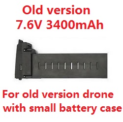 Shcong ZLRC ZLL Beast 3+ SG906 MAX1 Xinlin X193 CSJ X7 Pro 3 Max1 RC drone quadcopter accessories list spare parts 7.6V 3400mAh battery (For Old version drone) - Click Image to Close