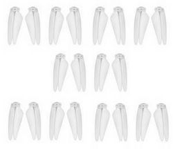 Shcong ZLRC ZLL Beast 3+ SG906 MAX1 Xinlin X193 CSJ X7 Pro 3 Max1 RC drone quadcopter accessories list spare parts main blade White 5sets