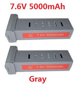 SG906 MAX2 ZLL Beast 3 E ES 7.6V 5000mAh battery 2pcs Gray