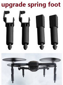 Shcong SG906 PRO RC drone quadcopter accessories list spare parts upgrade spring foot (Black)