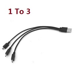 Shcong X193 PRO CSJ-X7 PRO RC drone quadcopter accessories list spare parts 1 To 3 USB charger set