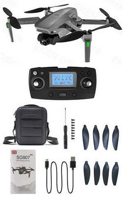 Shcong SG907 MAX drone with portable bag and 1 battery, RTF