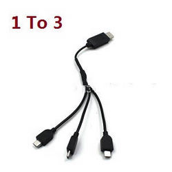 Shcong ZLRC ZLL SG907 Pro RC drone quadcopter accessories list spare parts 1 to 3 charger wire