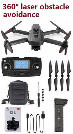 Shcong SG908 Max RC drone with portable bag and 1 battery RTF