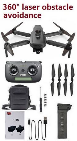 Shcong SG908 Pro RC drone with portable bag and 1 battery RTF