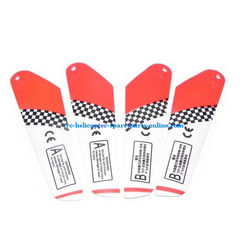 Shcong SH 6020 6020-1 6020i 6020R RC helicopter accessories list spare parts main blades (Red)