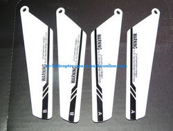 Shcong SH 6026 6026-1 6026i RC helicopter accessories list spare parts main blades (White)