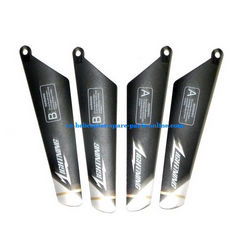 Shcong SH 6030 RC helicopter accessories list spare parts main blades (Black)