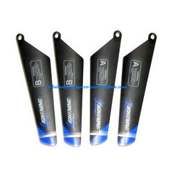 Shcong SH 6030 RC helicopter accessories list spare parts main blades (Blue)