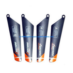 Shcong SH 6030 RC helicopter accessories list spare parts main blades (Orange)