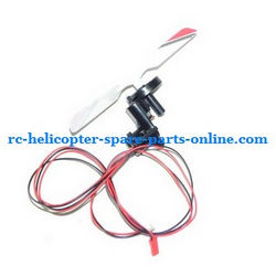Shcong SH 8828 8828-1 8828L RC helicopter accessories list spare parts tail blade + tail motor + tail motor deck (Red)
