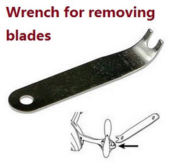 Shiny Koome Q8H Mini spare parts wrench for removing the propellers