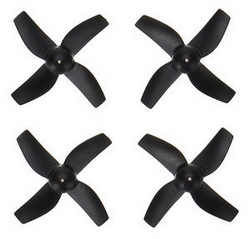 Shiny Koome Q8H Mini spare parts main blades propellers Black