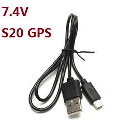 Shcong SMRC S20 And S20 GPS RC quadcopter drone accessories list spare parts USB charger wire 7.4V for S20 GPS