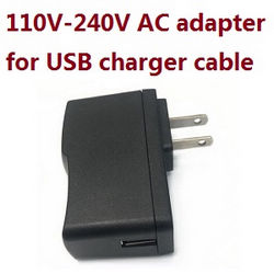 Shcong Syma S100 mini RC Helicopter accessories list spare parts 110V-240V AC Adapter for USB charging cable