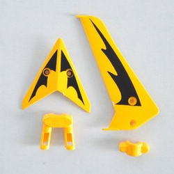 Shcong Syma S107H RC Helicopter accessories list spare parts tail decorative set (Yellow)