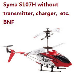 Shcong Syma S107H Helicopter without transmitter, charger, etc. BNF Red