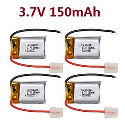 Shcong Syma S107H RC Helicopter accessories list spare parts 3.7V 150mAh battery 4pcs