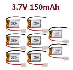 Shcong Syma S107H RC Helicopter accessories list spare parts 3.7V 150mAh battery 8pcs