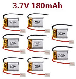 Shcong Syma S107H RC Helicopter accessories list spare parts 3.7V 180mAh battery 8pcs